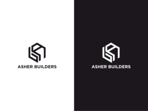 Asher Builders | Logo Design by Atvento Graphics
