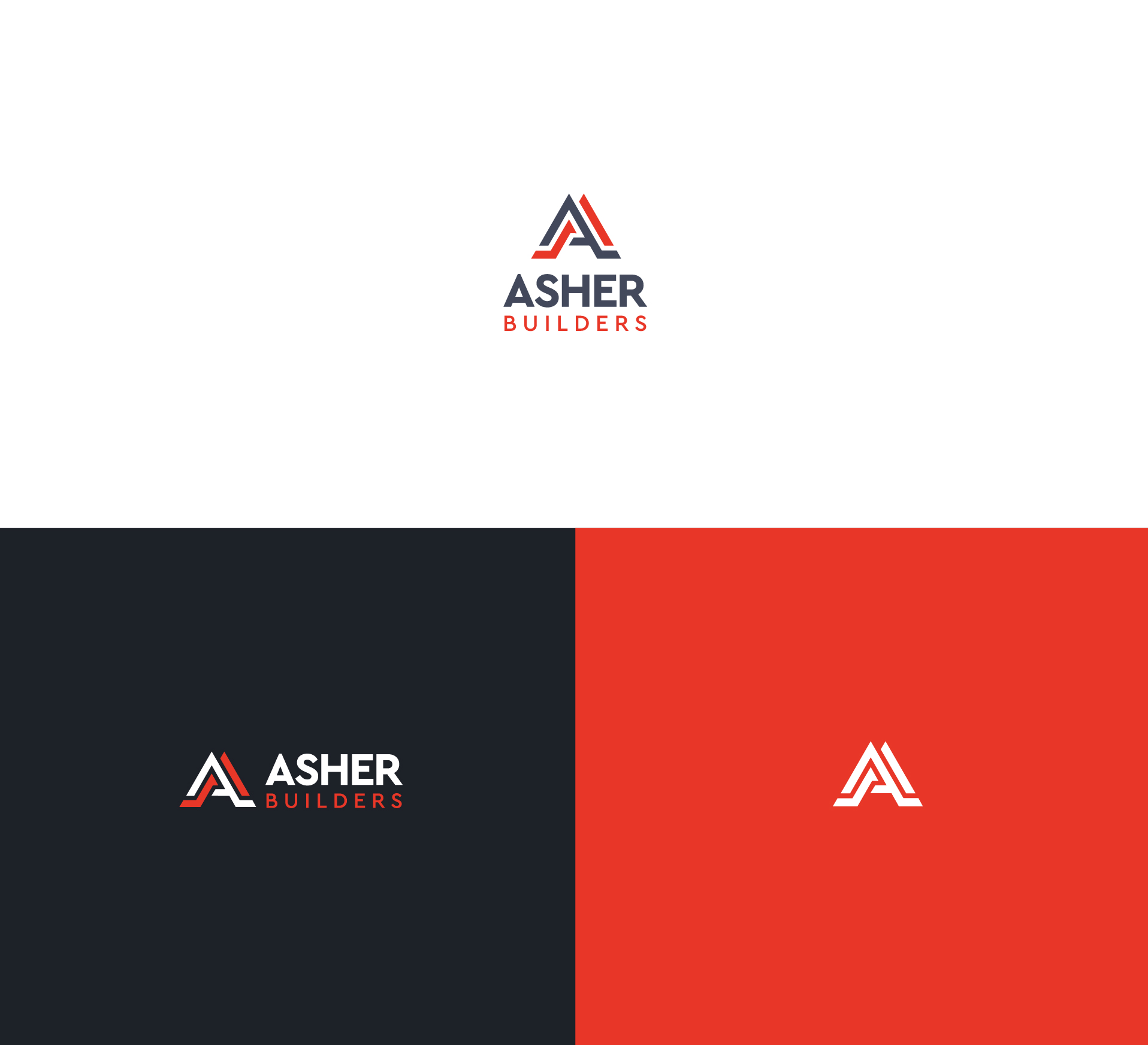 Logo Design by Grapflix 2022 for Asher Builders, LLC | Design #27305904
