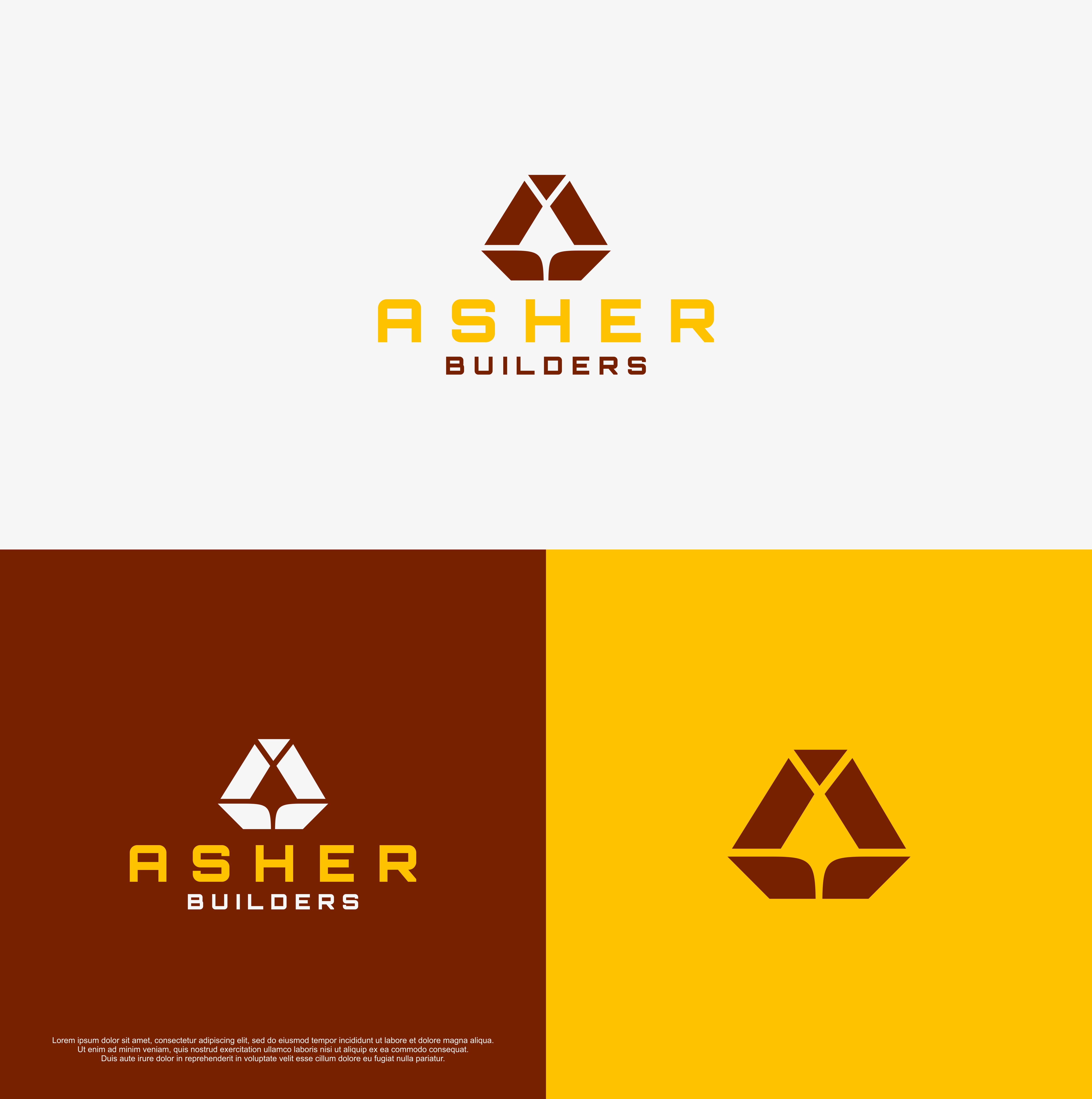 Logo Design by R!CKY for Asher Builders, LLC | Design #27313327