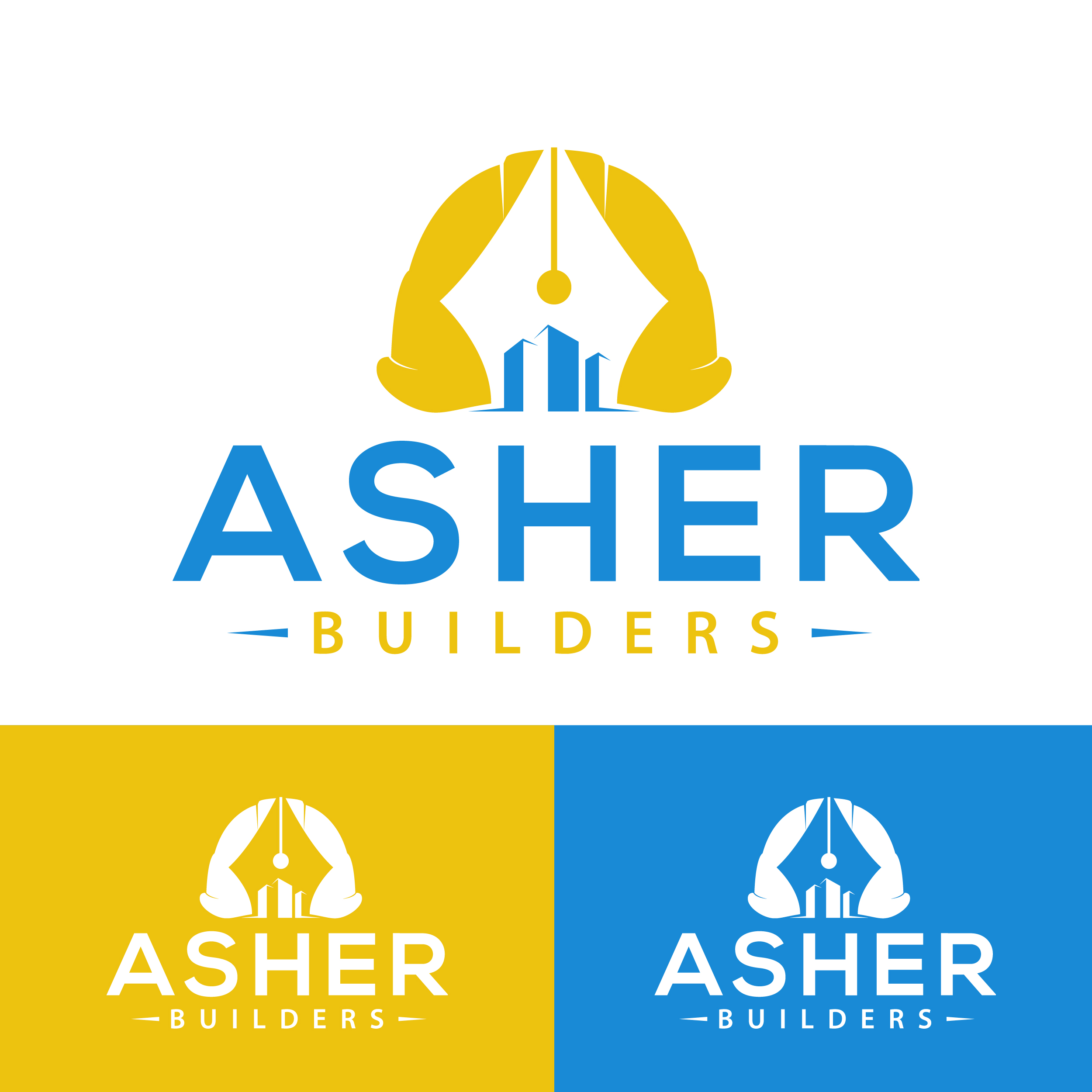 Logo Design by fly  design for Asher Builders, LLC | Design #27290527