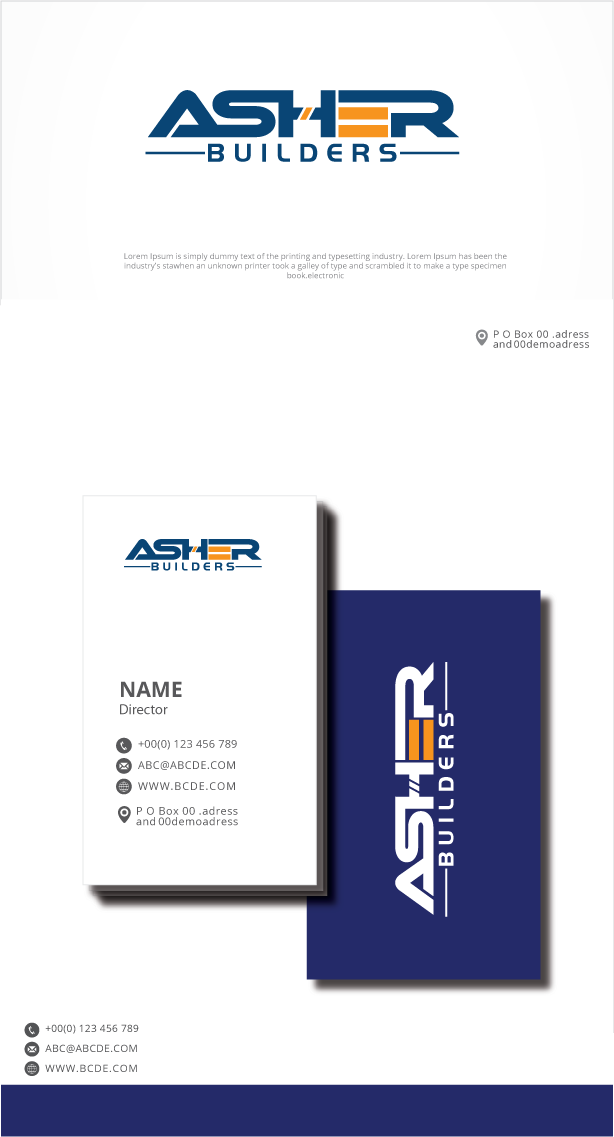 Logo Design by graphicevolution for Asher Builders, LLC | Design #27289835