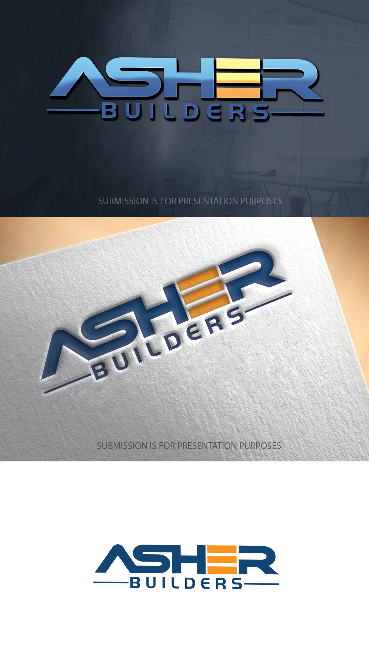 Logo Design by graphicevolution for Asher Builders, LLC | Design: #27346544