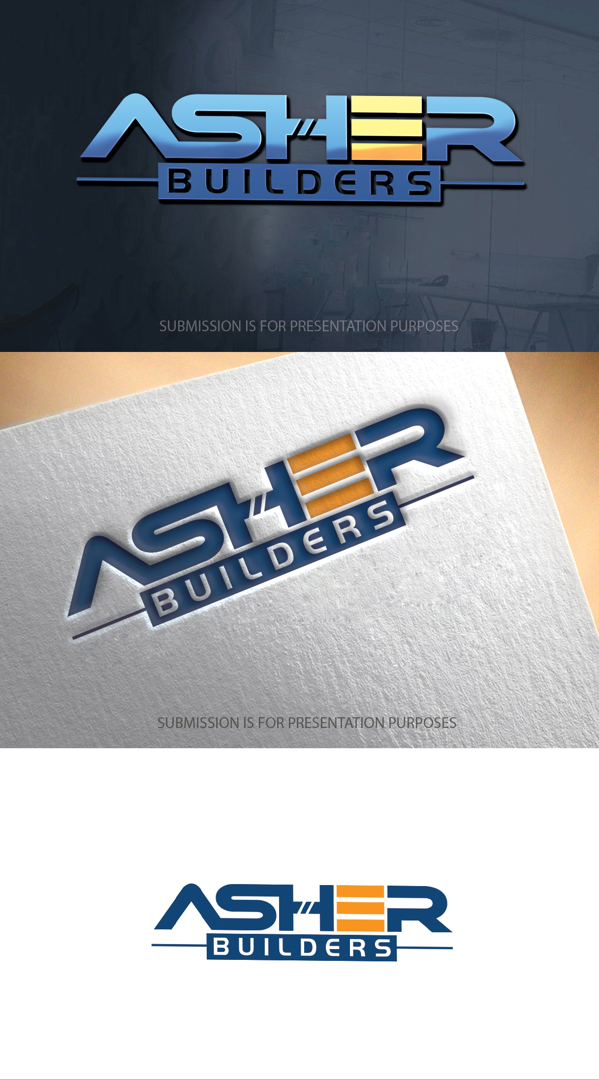 Logo Design by graphicevolution for Asher Builders, LLC | Design #27346572