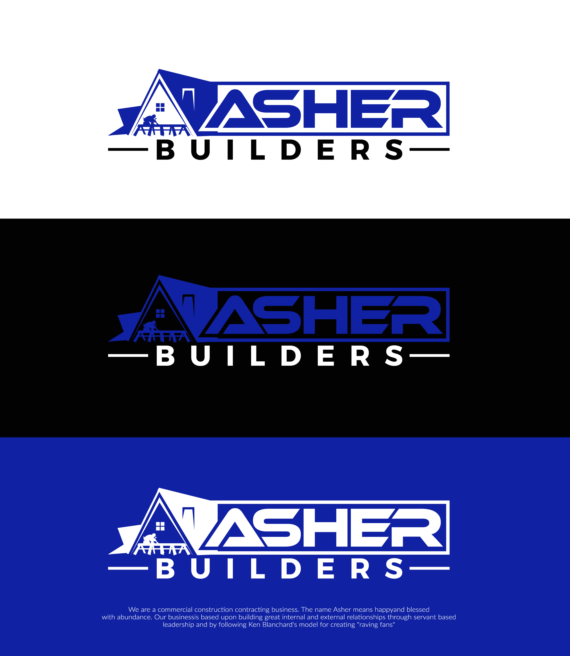 Logo Design by UMBRA Designs for Asher Builders, LLC | Design #27291932