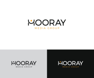 hooray media, or hooray media group.  hooray can be upper or lowercase, and probably should be bigger with media / media group in smaller size font | Logo Design by Iris 3
