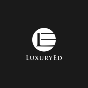 The logo must have a graphic section and “Luxury Ed” below (see example). | Diseño de Logo por mOuntase