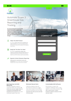 Webdesign for Clearly for use on webpage | Web Design by Darma_Studio3