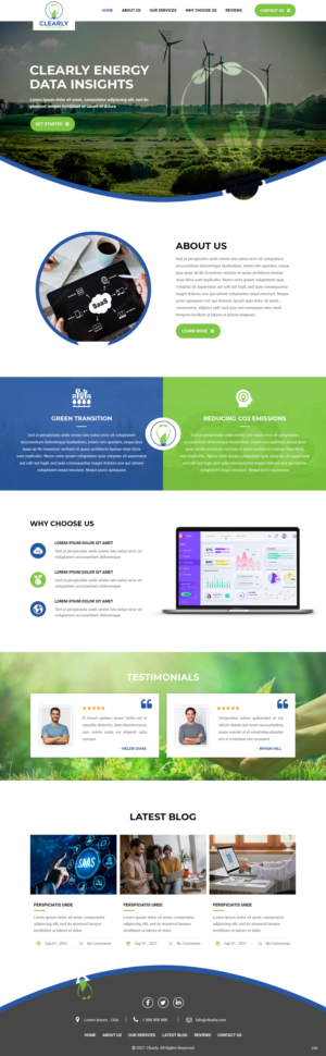 Web Design by pb for Clearly | Design: #27296781