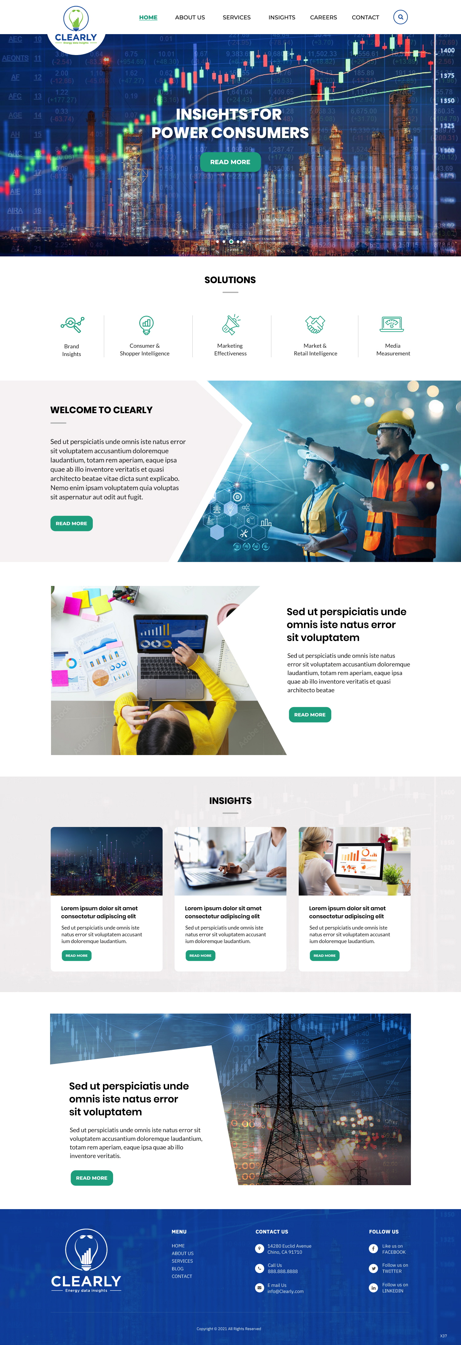 Web Design by pb for Clearly | Design #27296789