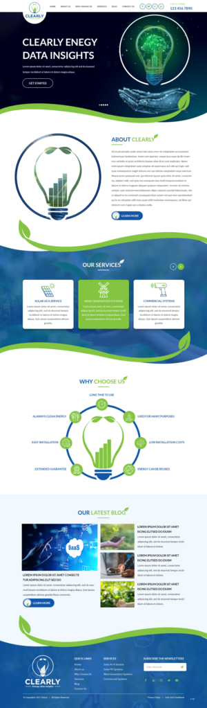 Web Design by pb for Clearly | Design #27318418