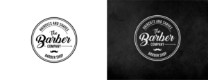 The Barber Company (or The Barber Co.) - Haircuts and Shaves - Barber Shop | Logo Design by V Solutions