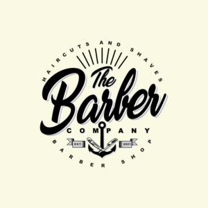 The Barber Company (or The Barber Co.) - Haircuts and Shaves - Barber Shop | Logo Design by Dennis Jackson Design