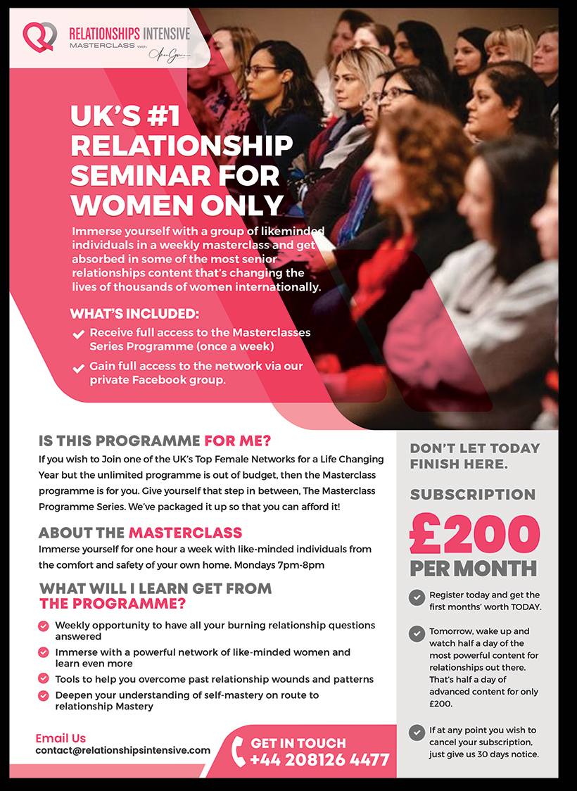 Flyer Design by Best Design Hub for Relationships Intensive | Design #27291983