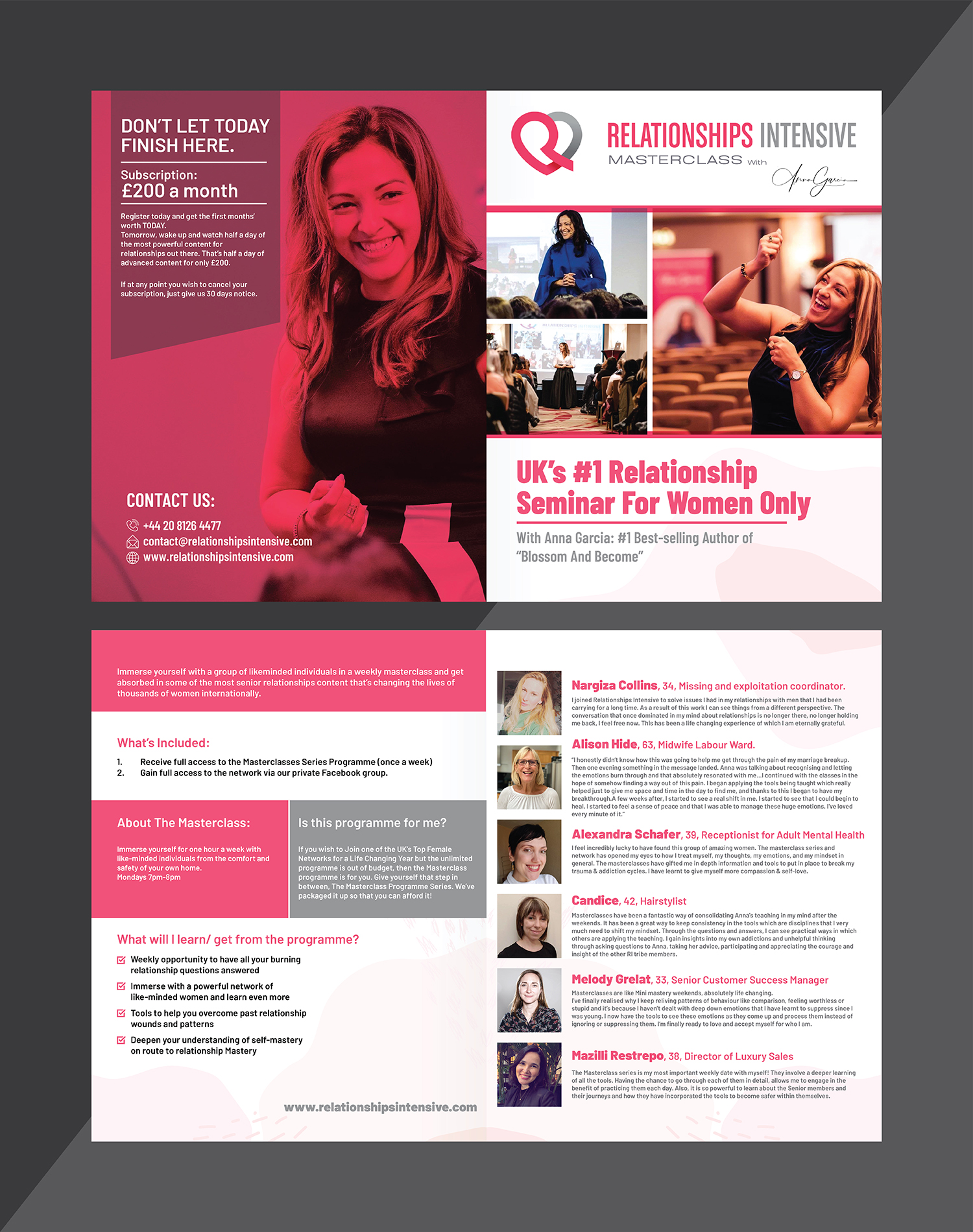 Flyer Design by Deziners Zone for Relationships Intensive | Design #27295231