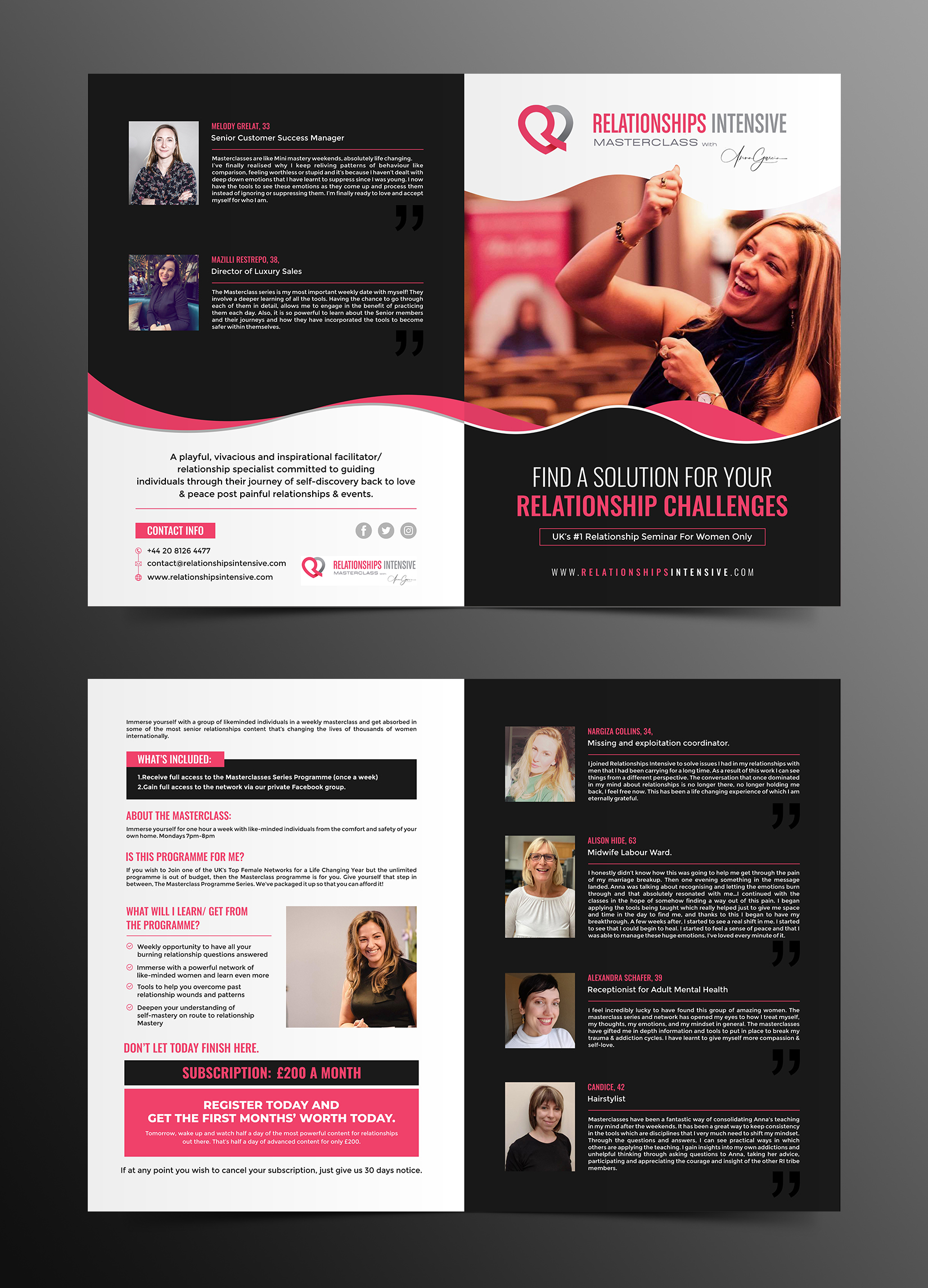 Flyer Design by ecorokerz for Relationships Intensive | Design #27295485