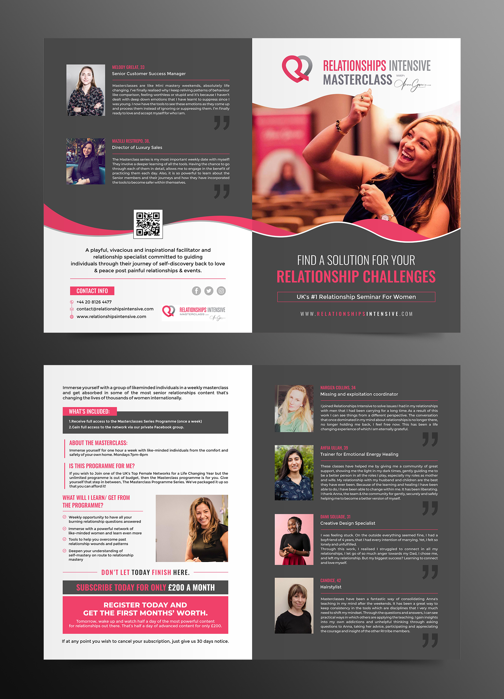 Flyer Design by ecorokerz for Relationships Intensive | Design #27305663