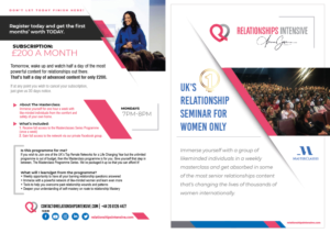 Flyer Design by Sarina.dsg for Relationships Intensive | Design: #27295681