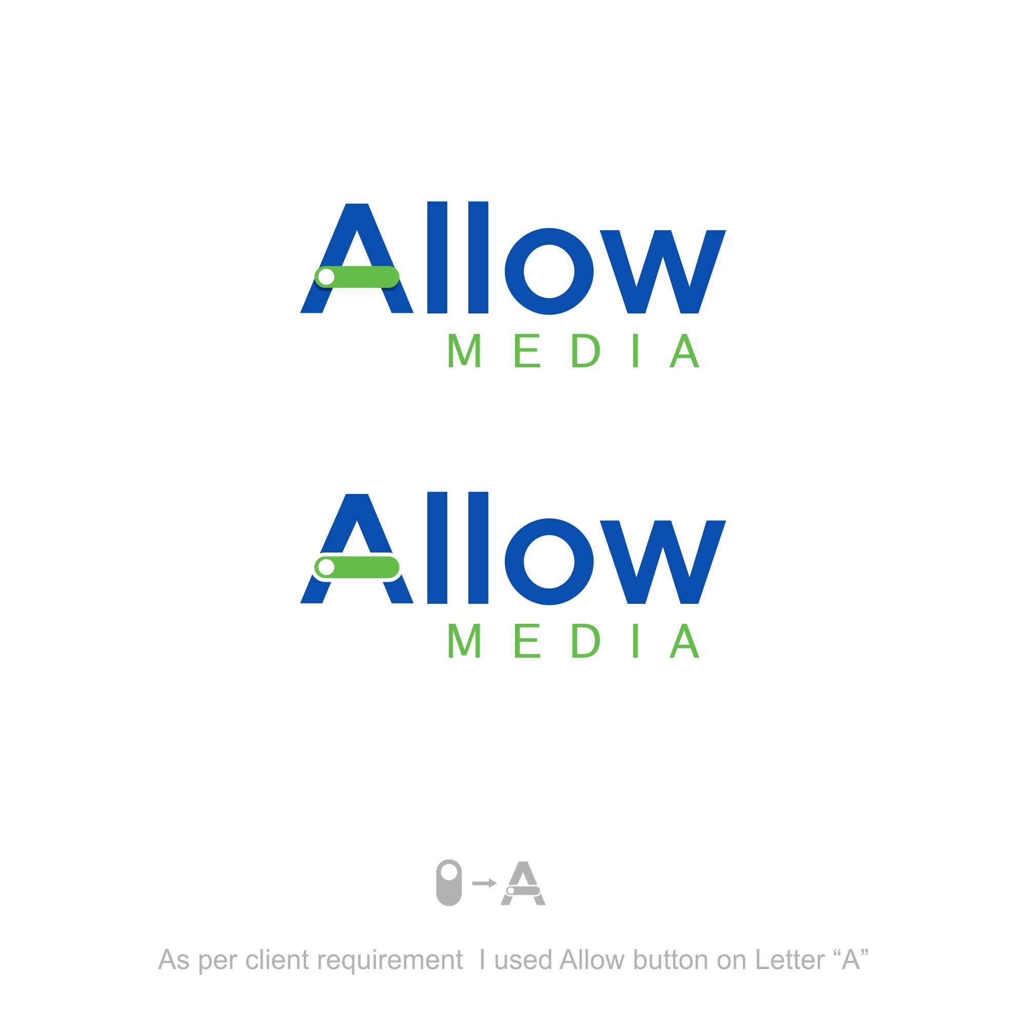 Logo Design by GetLogo for Allow Media | Design #27300515
