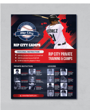 Design de Poster par alex989 pour Rip City Baseball & Softball | Design : #27294712