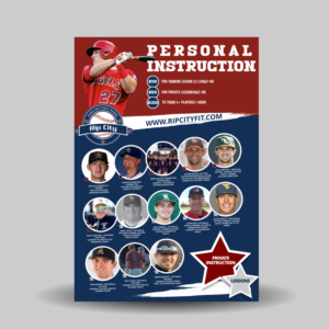 Design de Poster par elveneclipse pour Rip City Baseball & Softball | Design : #27299676