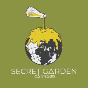Secret Garden Cannabis - Cover the world in oil | Graphic Design by thedriftshop