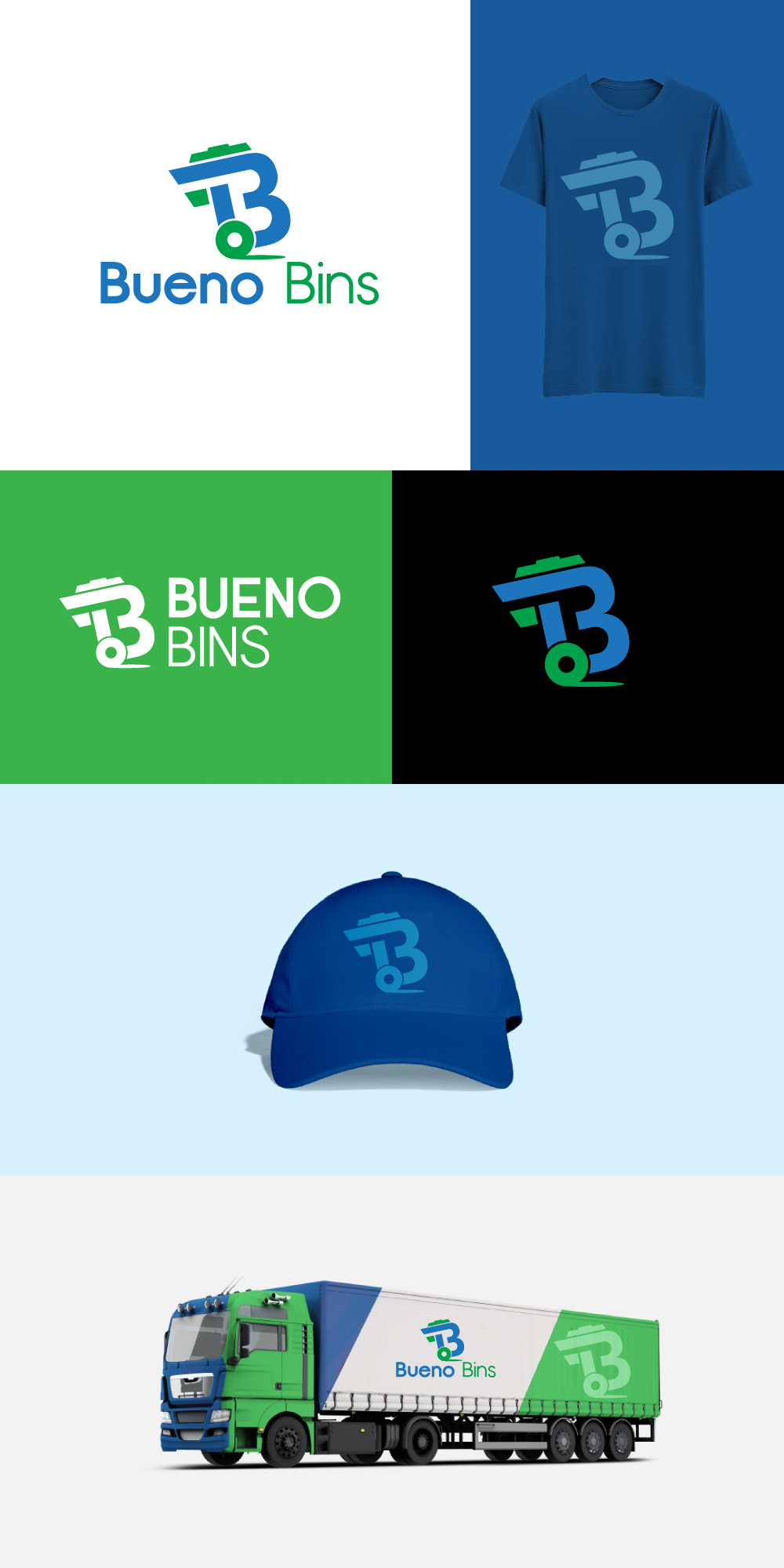 Economical, Playful Logo Design for Bueno Bins by Classy Custom