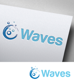 Waves or WAVES (can be upper or lower case) | Logo Design by HEAVEN ART