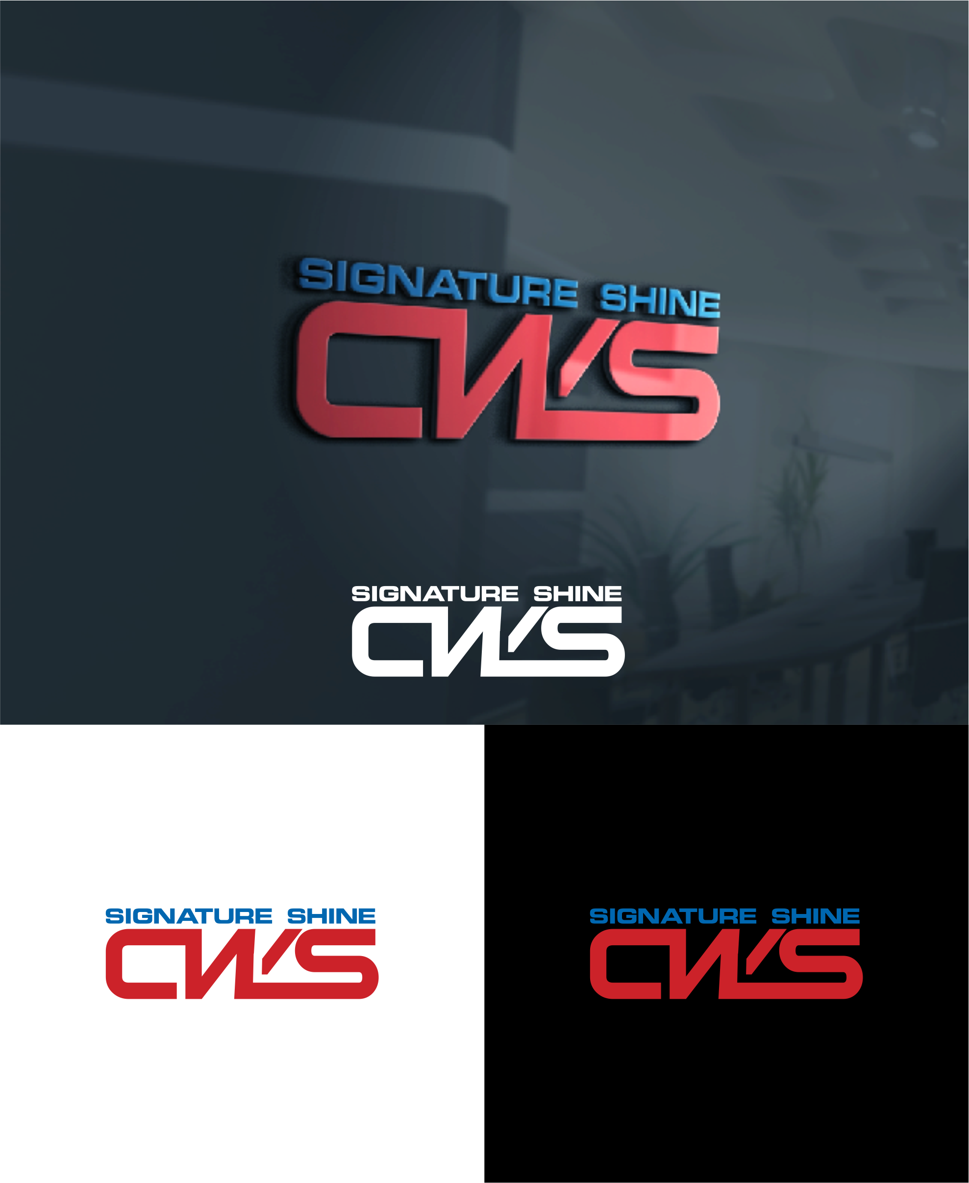 Logo Design by Darma_Studio3 for Signature Shine CWS, LLC | Design: #27293513
