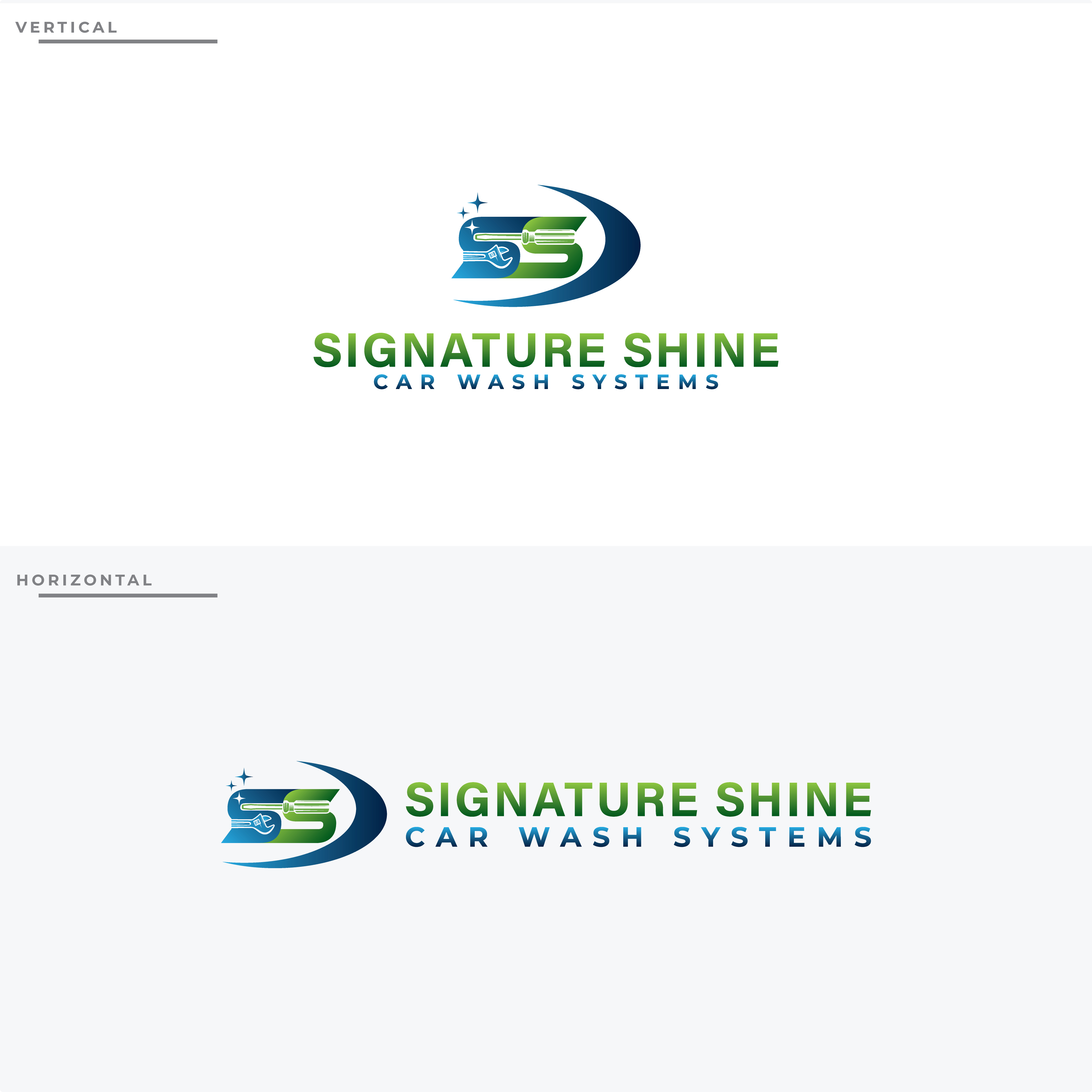 Logo Design by AR-VI for Signature Shine CWS, LLC | Design #27306333