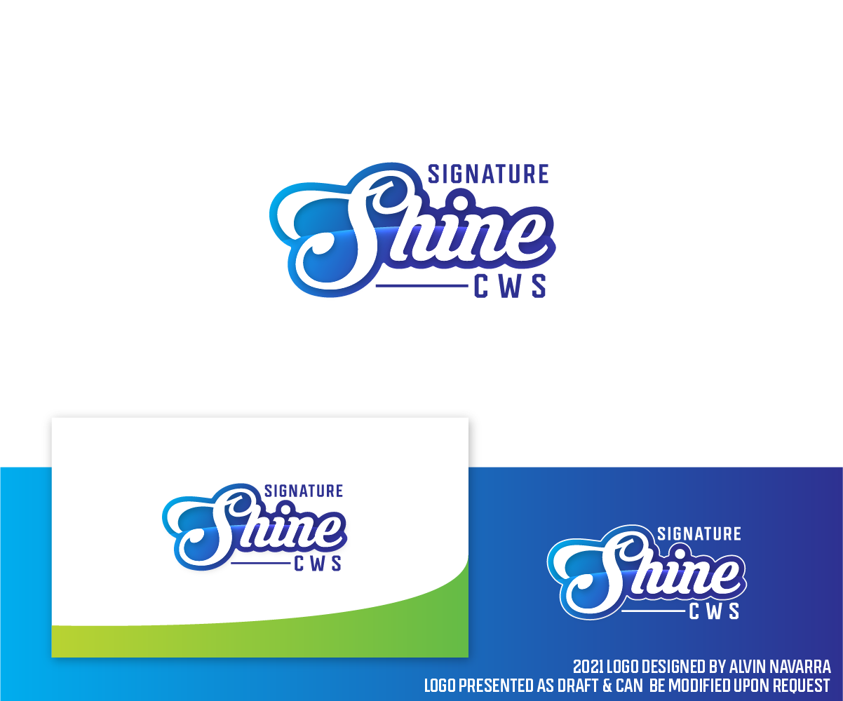 Design de Logo par alvinnavarra pour Signature Shine CWS, LLC | Design #27294083