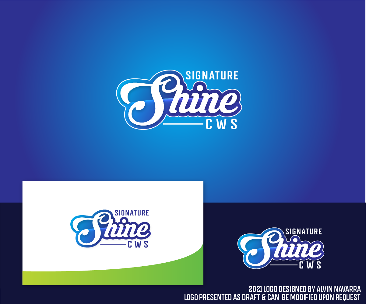 Logo Design by alvinnavarra for Signature Shine CWS, LLC | Design #27294091