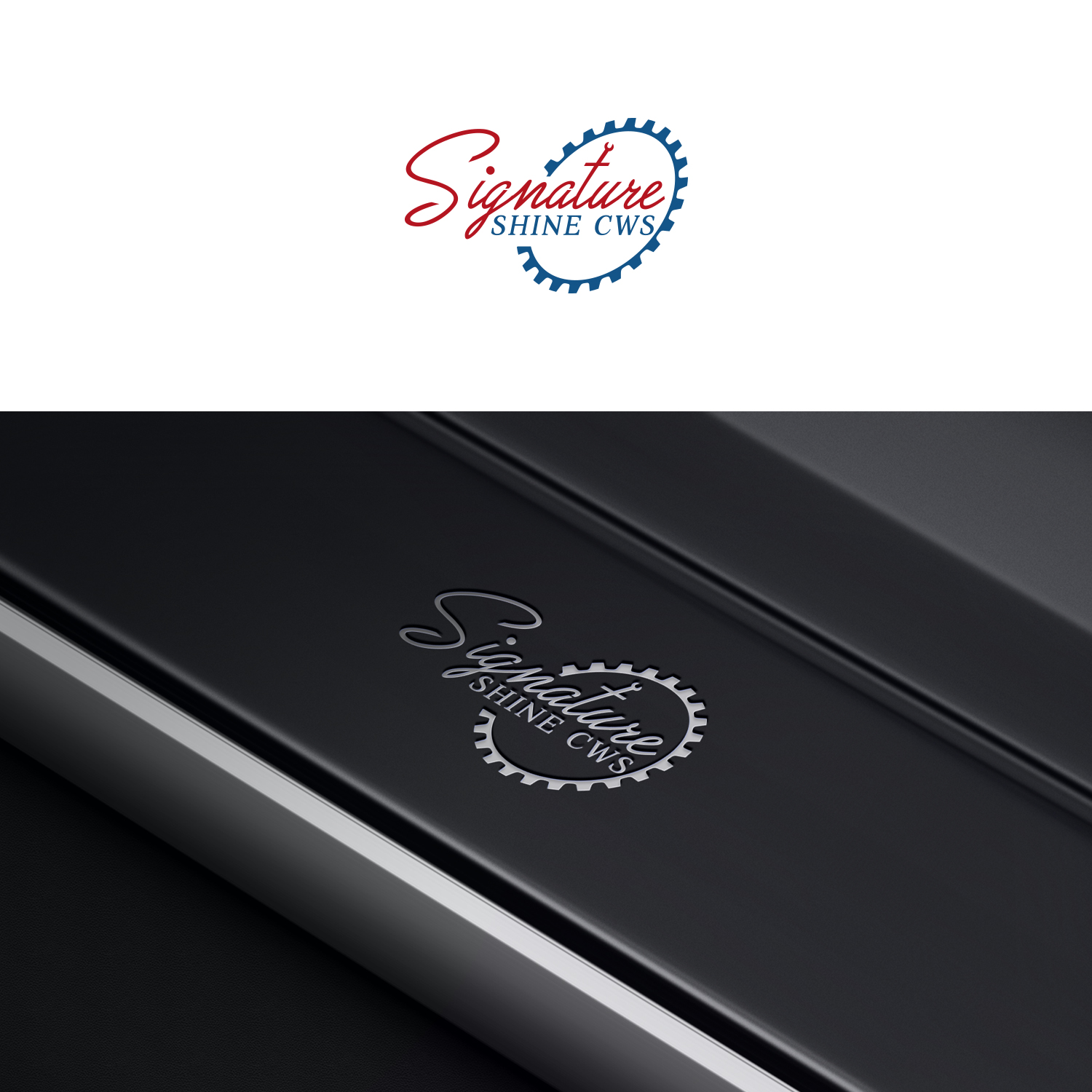 Logo Design by Maxo-Biz for Signature Shine CWS, LLC | Design #27296183