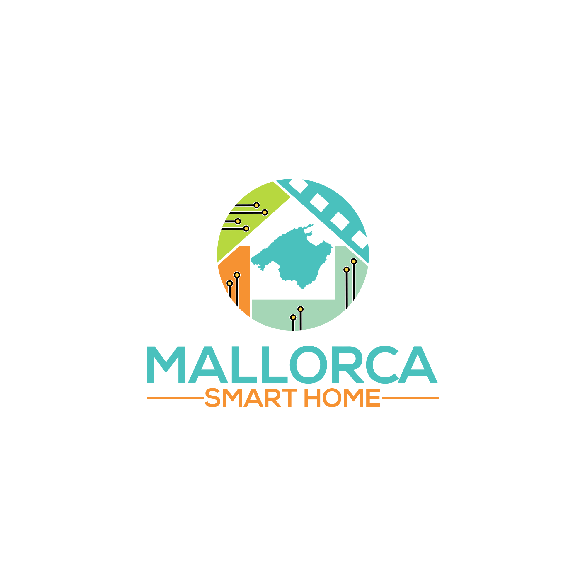 Logo Design by ERLANDO RONTE RDJ for Mallorca Smart Home | Design #27297738