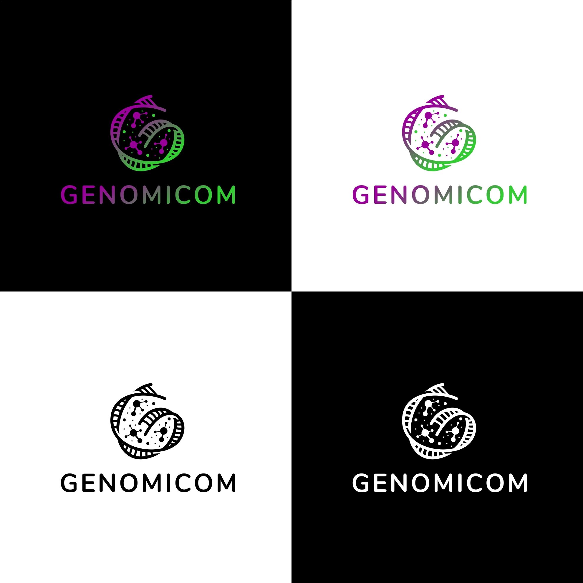 Logo Design by Jaza Mujahidin for Genomicom | Design #27313419