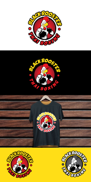 Black Rooster Thai Boxing | Logo Design by Classy Custom