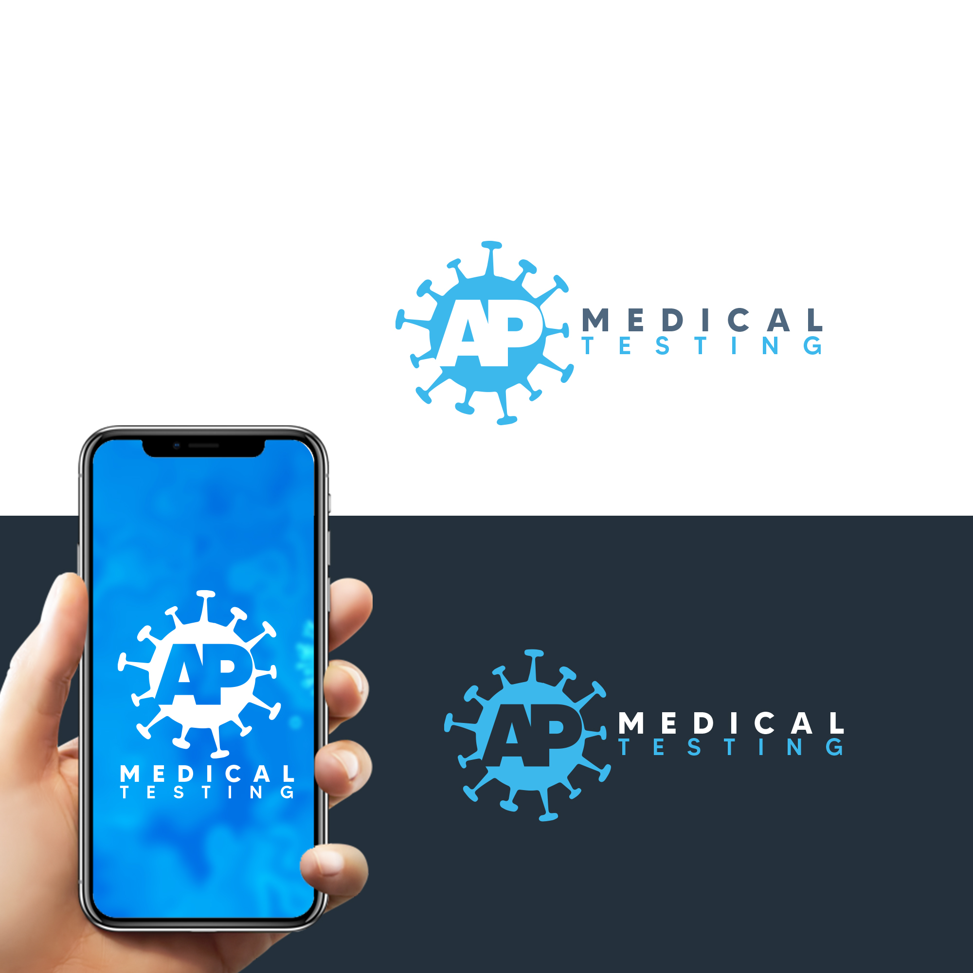 Logo Design by DSCMedian™ for AP Medical Testing LLC  | Design #27298396