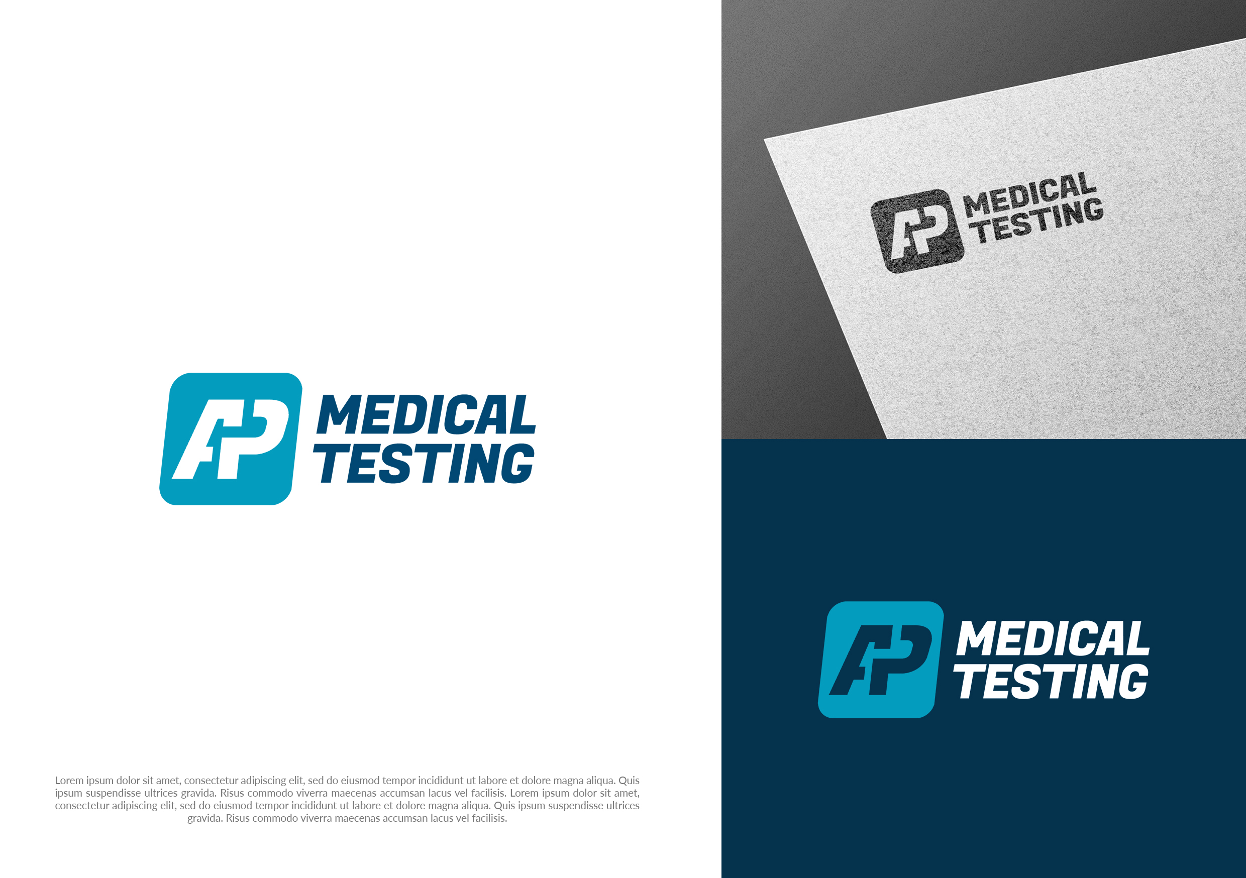 Logo Design by christianpoetoe for AP Medical Testing LLC  | Design #27303849