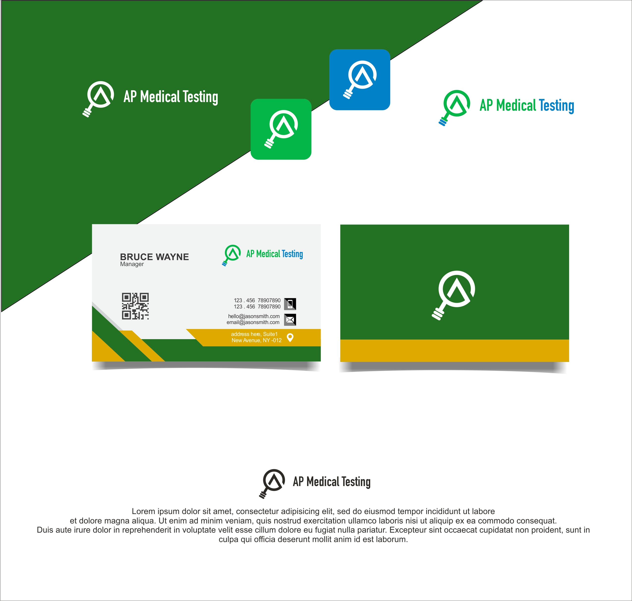 Logo Design by dclawstudio for AP Medical Testing LLC  | Design #27306740