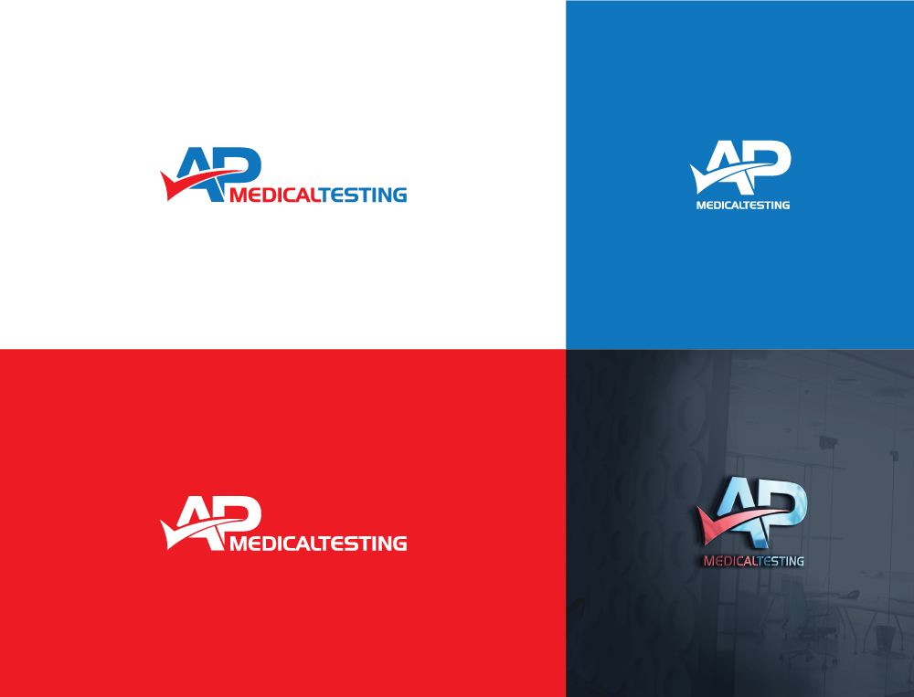 Logo Design by Cre@8ive.Colors for AP Medical Testing LLC  | Design #27304981