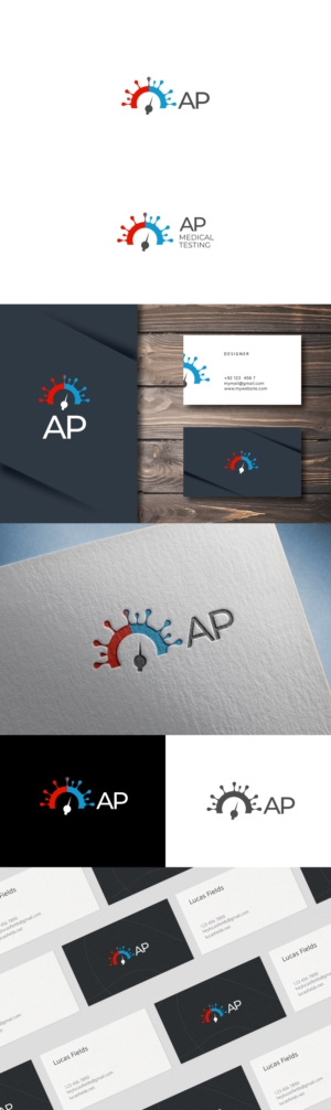 Logo Design by Moon Design. for AP Medical Testing LLC  | Design: #27303962