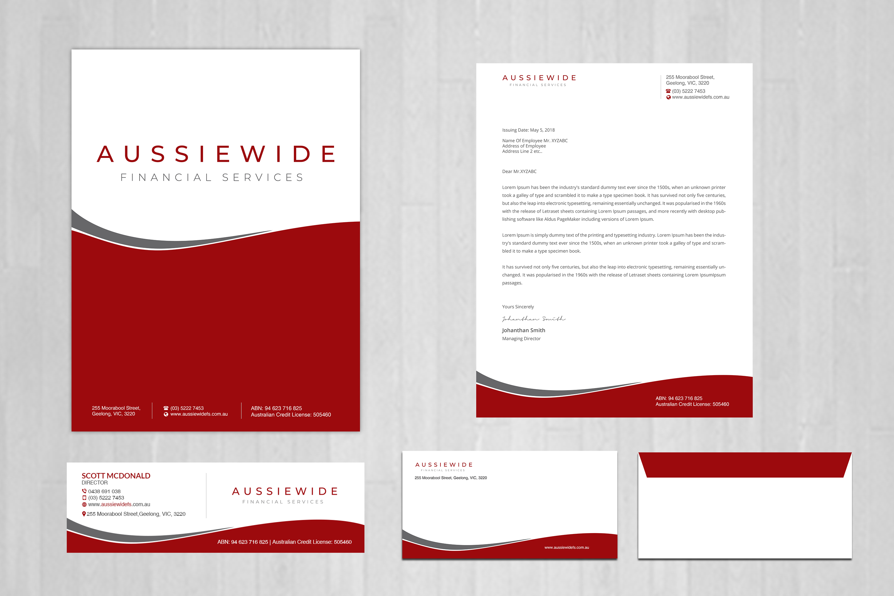 Stationery Design by Creations Box 2015 for this project | Design #27331862
