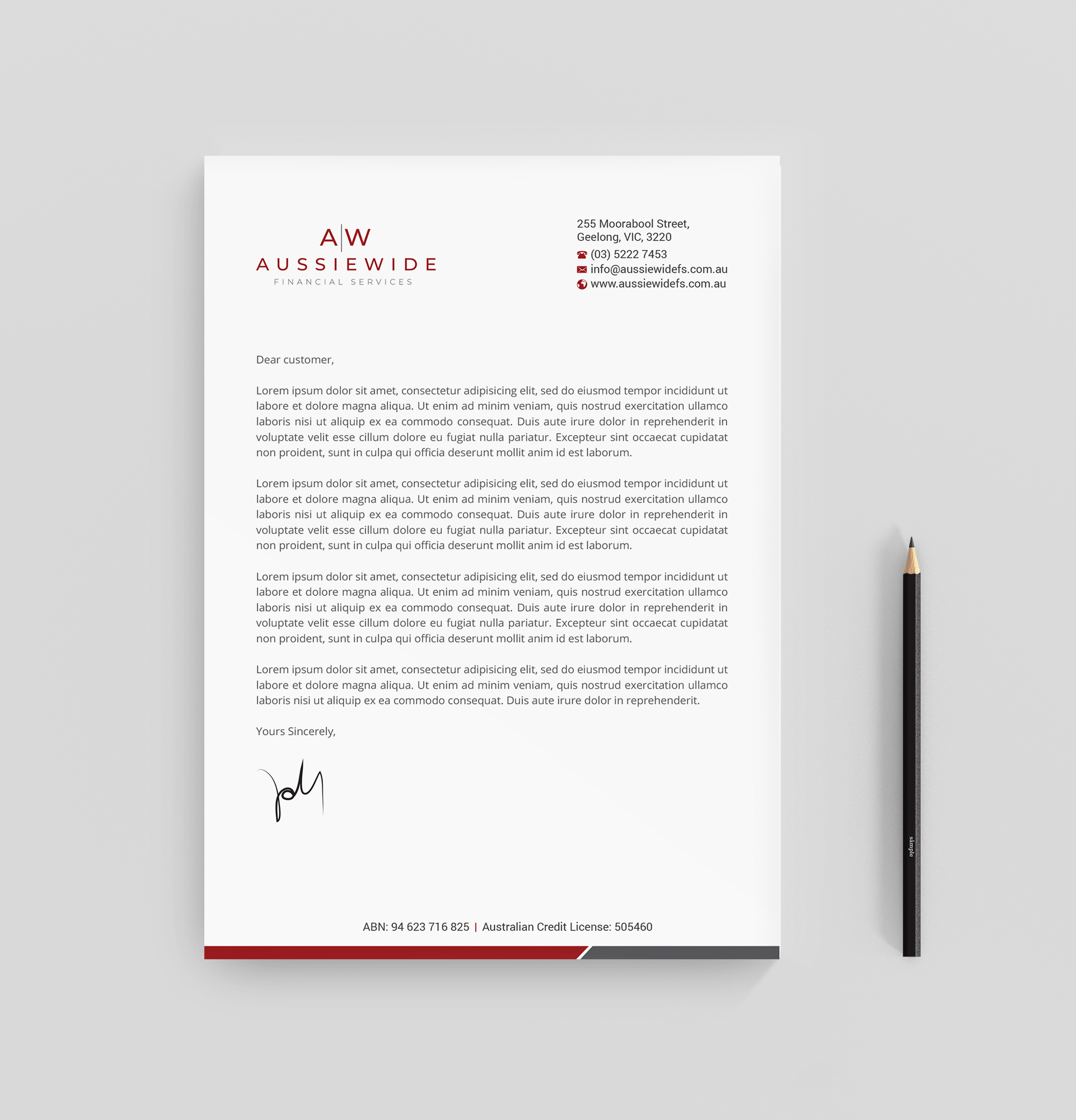 Stationery Design by R.design for this project | Design #27330386