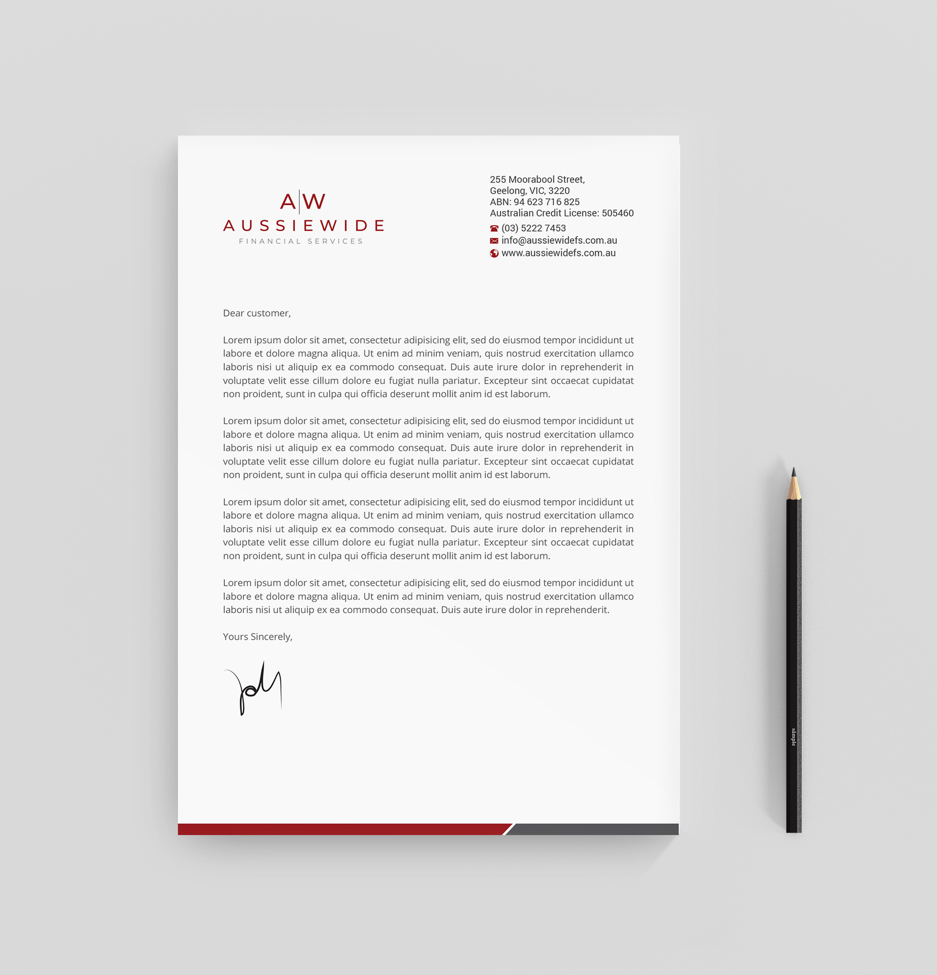 Stationery Design by R.design for this project | Design #27330399