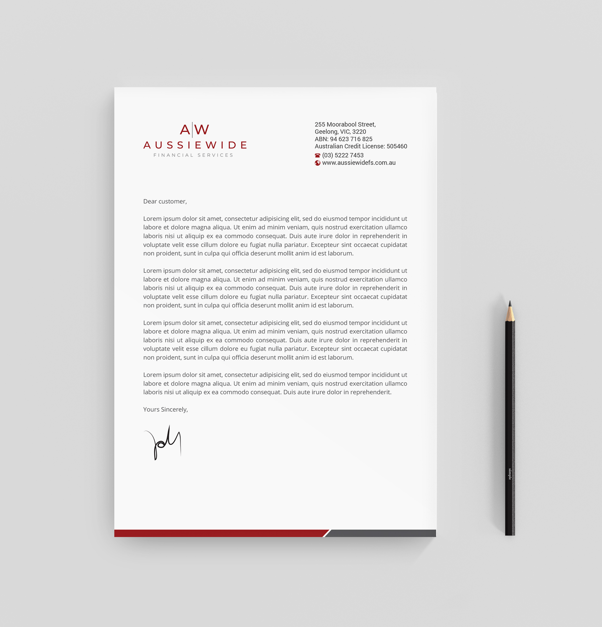 Stationery Design by R.design for this project | Design #27330425