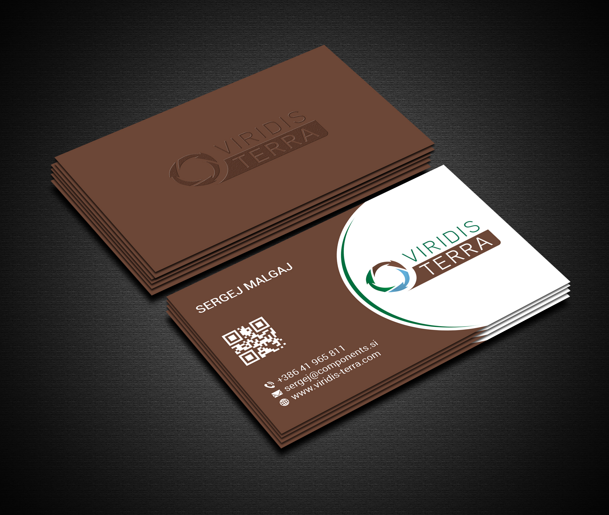 Business Card Design by Creations Box 2015 for ES PROJEKT  Storitveno in trgovsko podjetje D.o.o. | Design #27304719