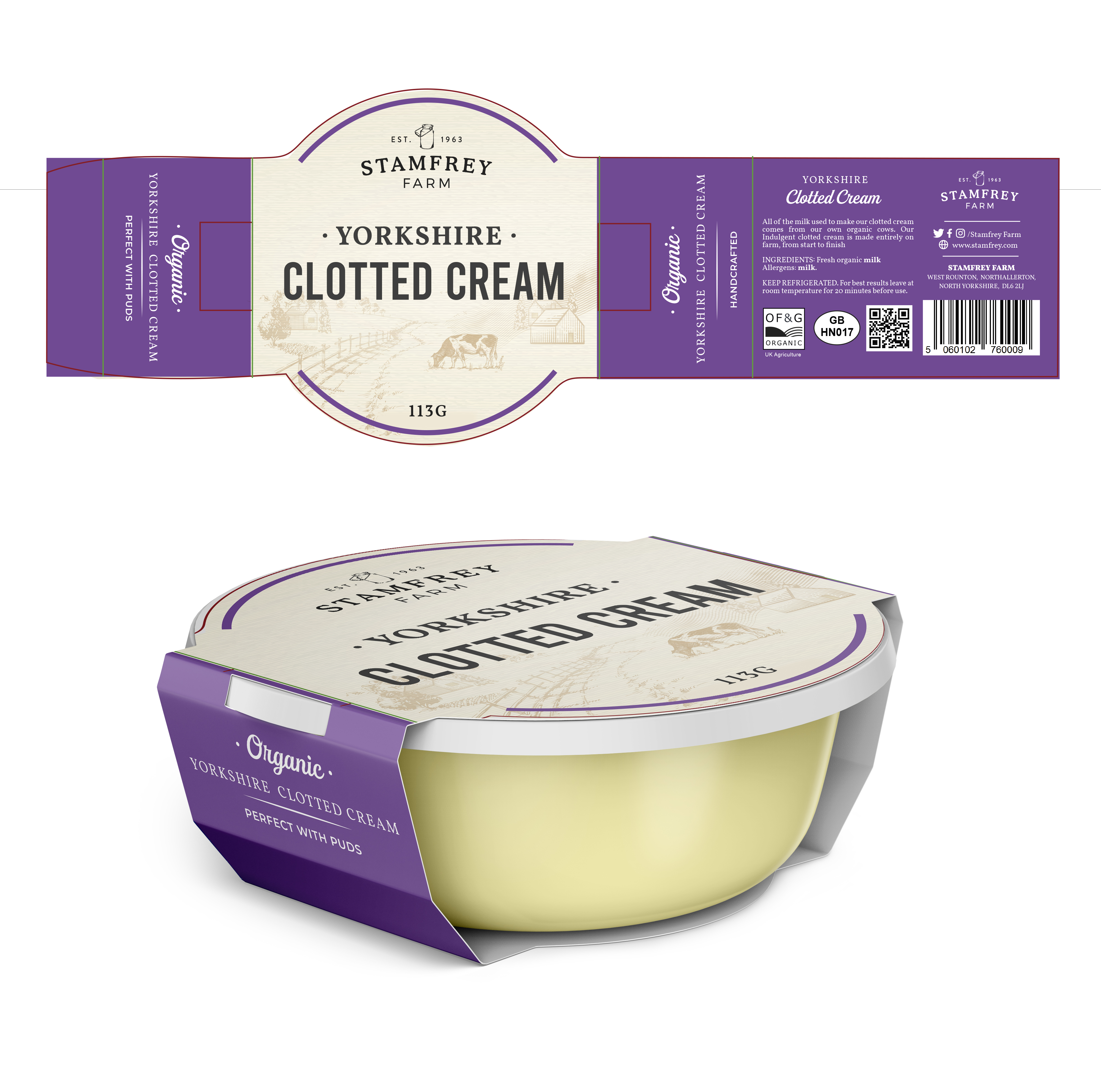 Packaging Design by KDESIGN 2 for Stamfrey farm | Design #27352498