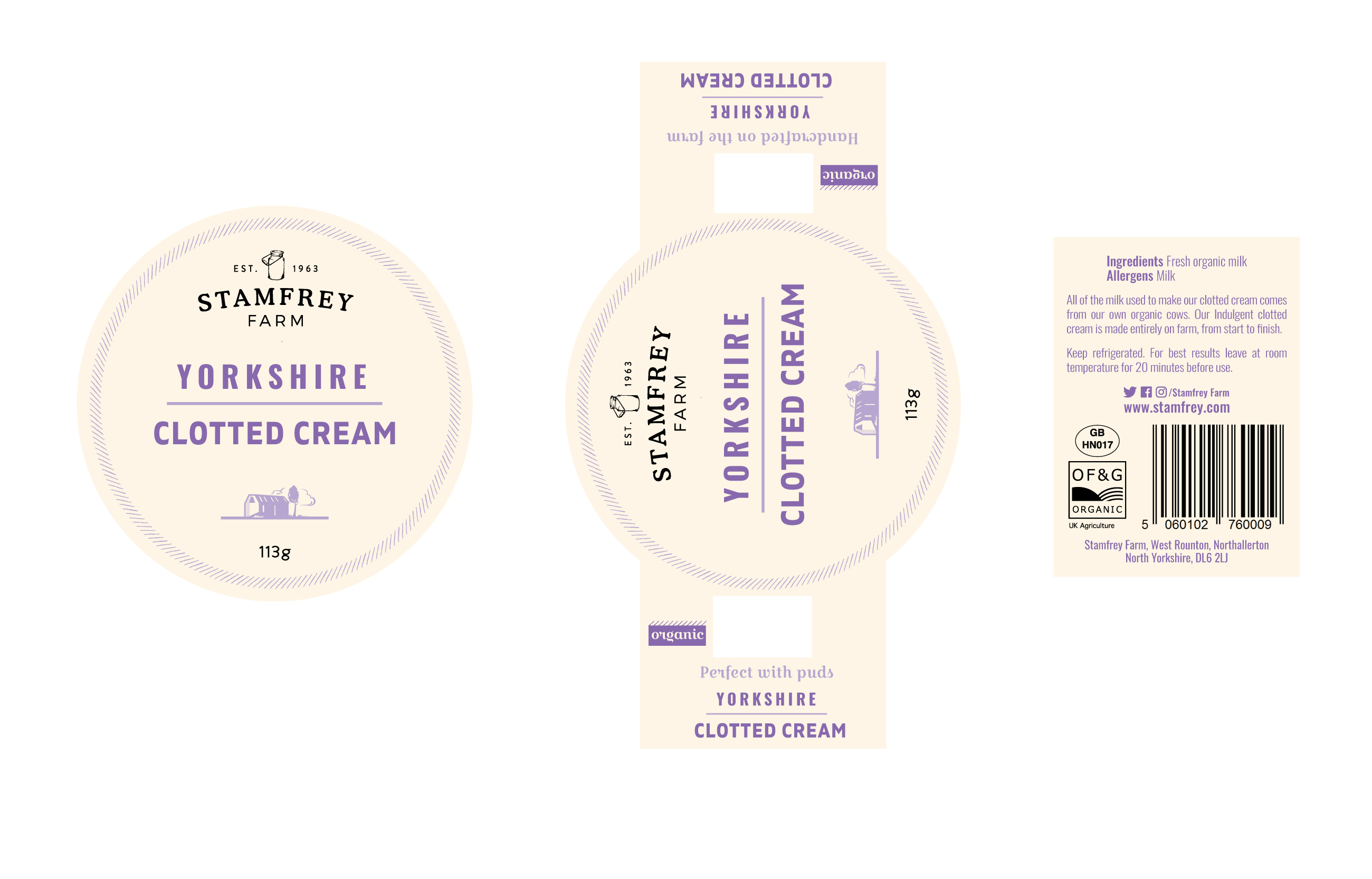 Packaging Design by Chimo for Stamfrey farm | Design #27322208