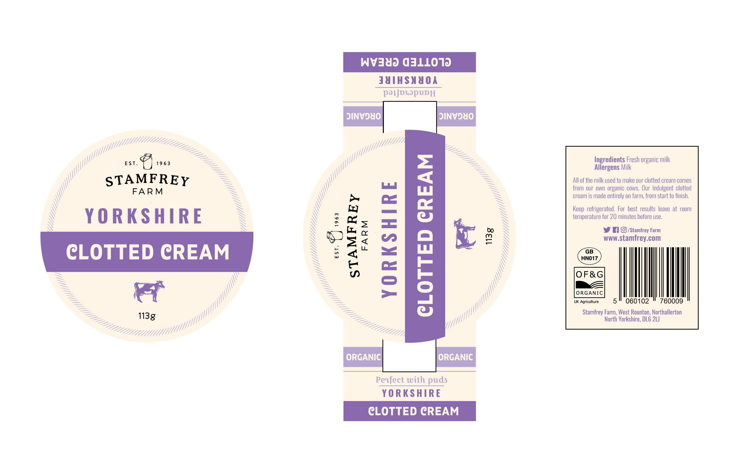 Packaging Design by Chimo for Stamfrey farm | Design #27354895