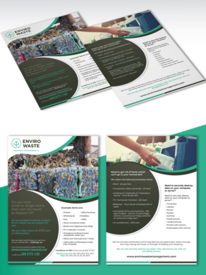 Flyer-Design von creativemood438 für Enviro Waste London Ltd | Design: #27312341