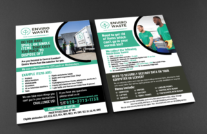 Flyer-Design von Deziners Zone für Enviro Waste London Ltd | Design: #27304723
